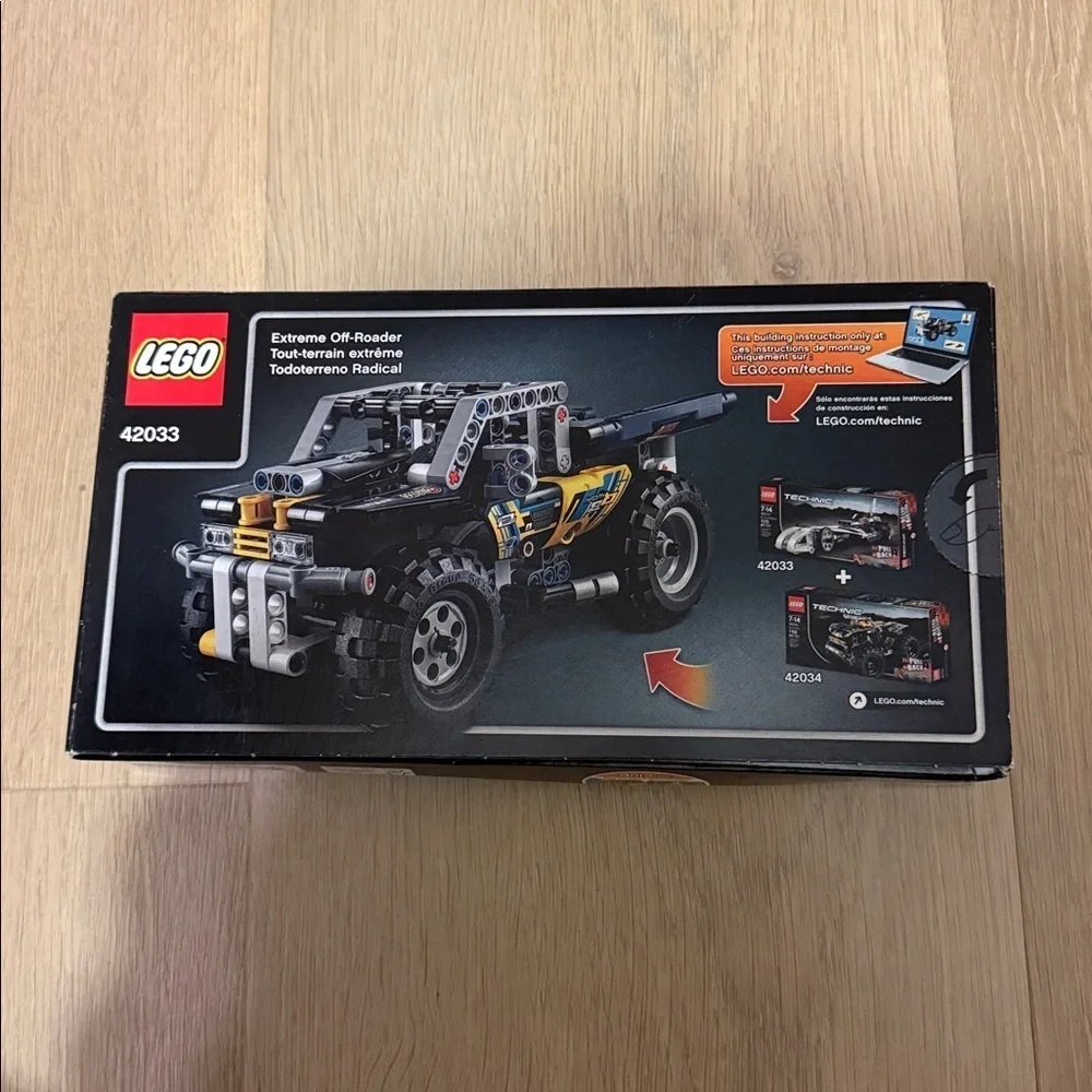 Lego technic recordbreaker set 42033 new in sealed box 125 pieces retired& rare